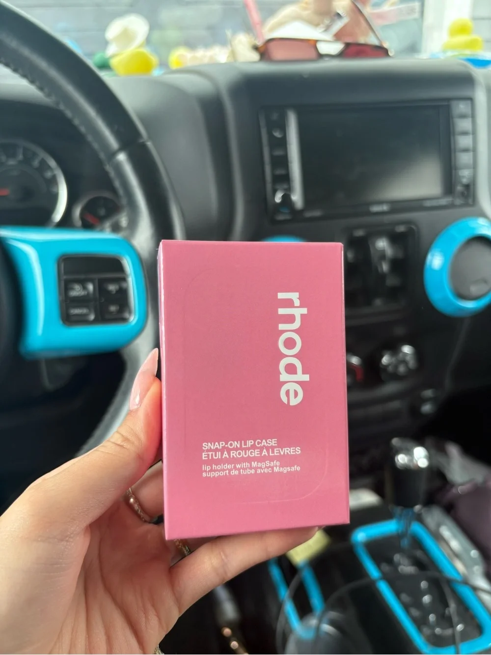 rhode snap on lip case in ribbon